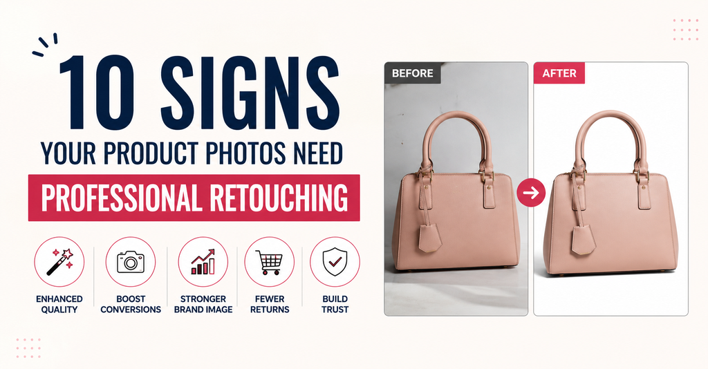 10 Signs Your Product Photos Need Professional Retouching - Cover Image